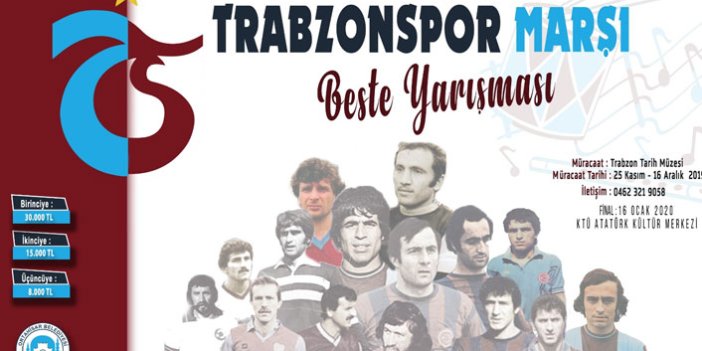 Trabzonspor Marşı Beste Yarışması'na yoğun ilgi
