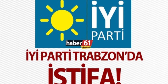 İYİ Parti Trabzon'da istifa!