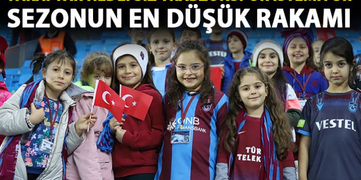 Taraftar hedefsiz Trabzonspor istemiyor! Sezonun en düşük rakamı