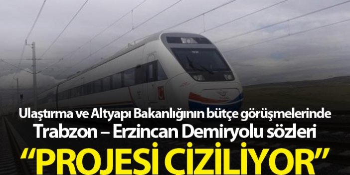 Trabzon - Erzincan Demiryolu’nun projesi çiziliyor