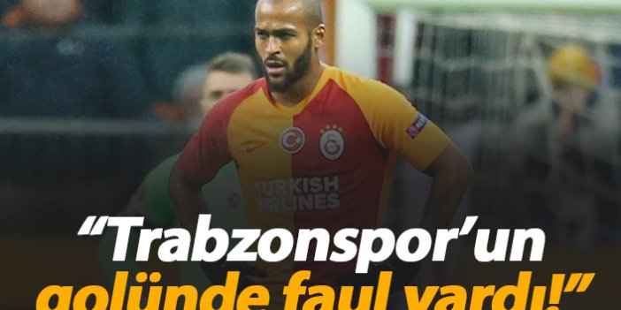 "Trabzonspor'un golünde faul vardı"