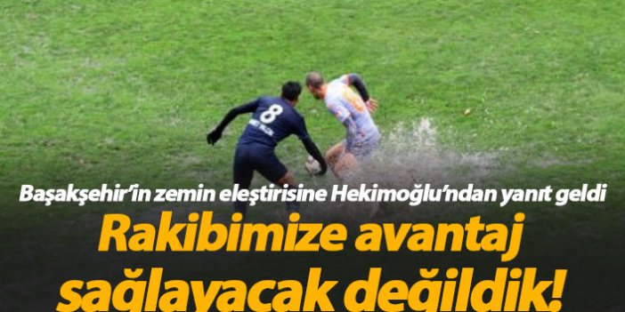 Hekimoğlu Trabzon'dan saha eleştirilerine açıklama