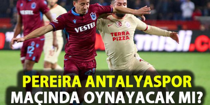 Trabzonspor'a Pereira müjdesi!