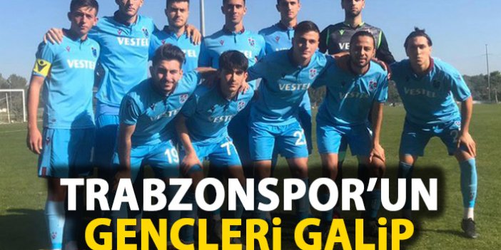 Trabzonspor’un gençleri galip