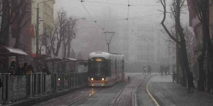Eskişehir’de yoğun sis