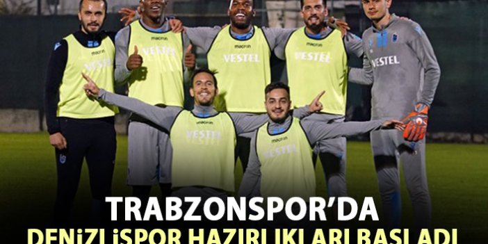 Trabzonspor'da Denizlispor maçı hazırlıkları başladı