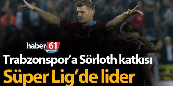 Trabzonspor’a Sörloth katkısı – Süper Lig’de lider