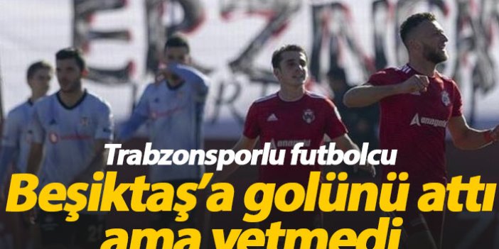 Trabzonsporlu Yunus Emre'den Beşiktaş'a gol