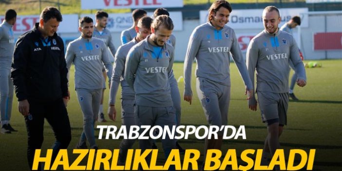 Trabzonspor Konyaspor maçına hazırlanıyor