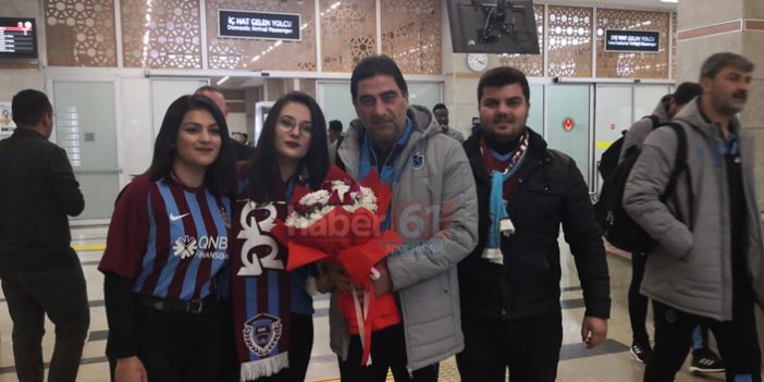 Trabzonspor’a Konya’da coşkulu karşılama