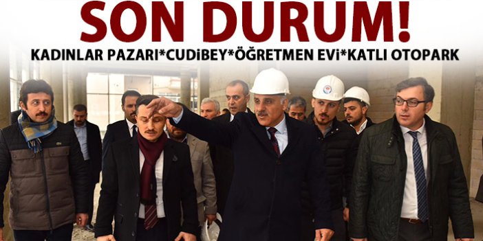 Zorluoğlu Trabzon'da devam eden projeleri inceledi