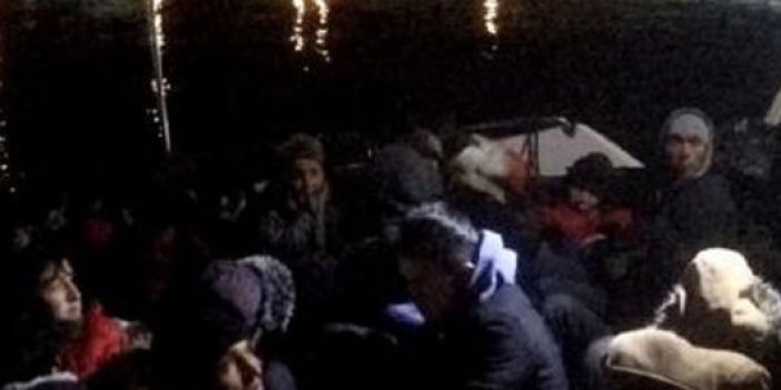 Çanakkale'de 44 kaçak göçmen yakalandı