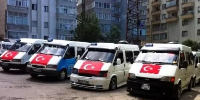 Trabzon'da dolmuşlar taksiye dönüştü!