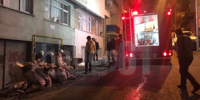 Trabzon’da bir apartmanda çıkan yangın korkuttu. 3 Ocak 2020