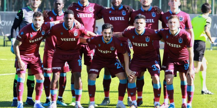 Trabzonspor'un ilk hazırlı maçında gol sesi çıkmadı