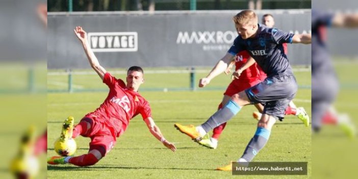 Trabzonspor Partizani'yi tek golle geçti