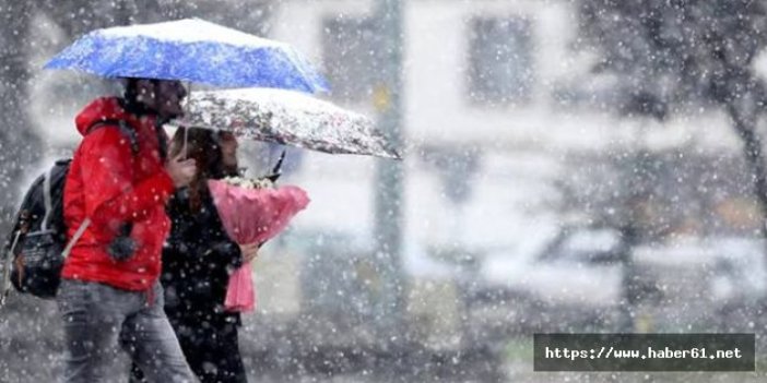 Trabzon'a kritik uyarı: Kar geliyor!