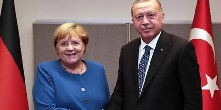 Erdoğan Merkel ile görüştü