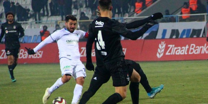 Erzurumspor kupada Beşiktaş'ı mağlup etti