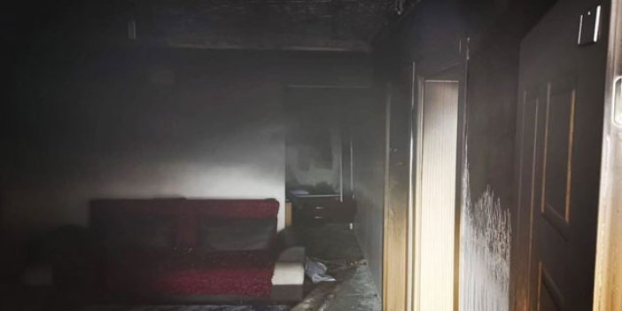 Van'da ev yangını