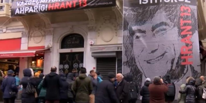 Hrant Dink öldürülüşünün 13'üncü yılında anıldı
