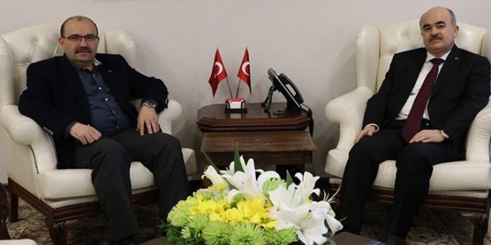 Trabzon Valisi Ustaoğlu'dan Vali Dağlı'ya ziyaret
