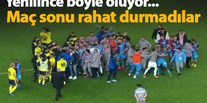 Trabzonspor Fenerbahçe maçı sonunda gerginlik