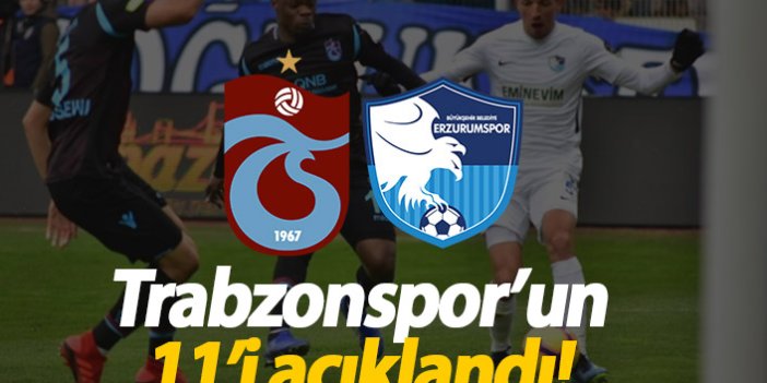 Trabzonspor'un Erzurum kadrosu açıklandı