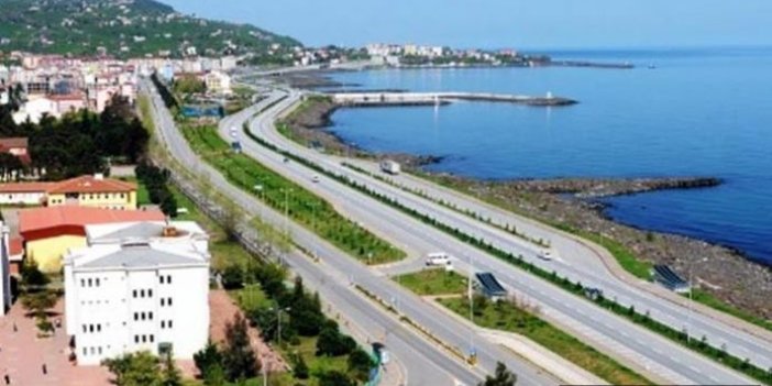Trabzon - Beşikdüzü yolunda çalışma