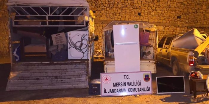 Mersin'de evden hırsızlık yapan 4 kişi yakalandı