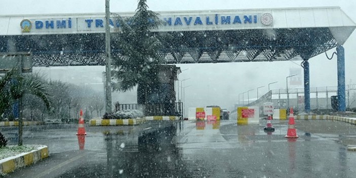 Trabzon'da uçuş iptalleri devam ediyor