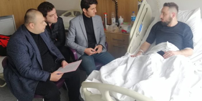 Trabzon'da o iş mülakatına gidemedi mülakat heyeti hastaneye gitti