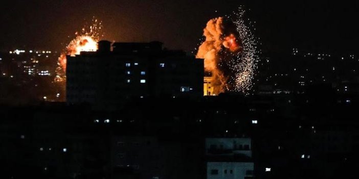 İsrail savaş uçakları Gazze'yi vurmaya devam ediyor