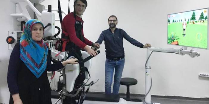 Trabzon Kemik Hastanesi’nde robotik tedavi yürüyemeyenlerin mucizesi oldu