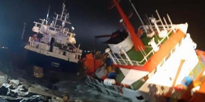 Tuzla'da iki gemi çarpıştı! Batma tehlikesi var