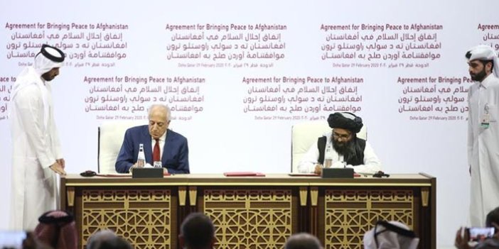 ABD ile Taliban barış süreci anlaşmasını imzaladı