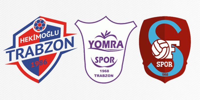Trabzon takımları rakipleri ile karşılaştı.