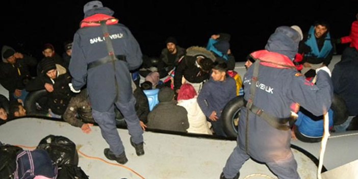 78 düzensiz göçmen kurtarıldı