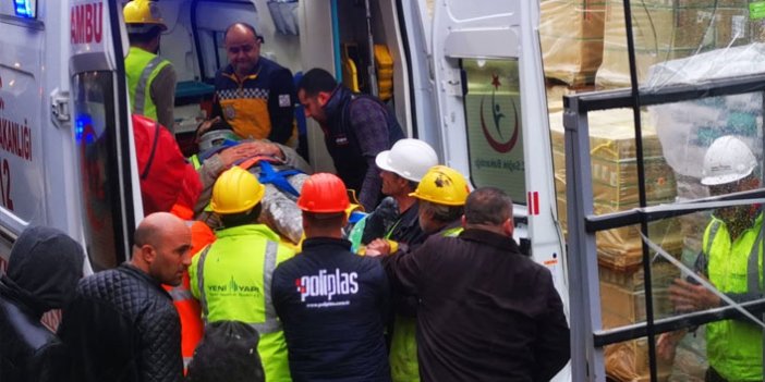 Nazilli’de inşaat iskelesi devrildi, 1 işçi yaralandı