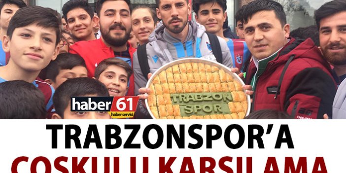 Trabzonspor'a Antep'te coşkulu karşılama