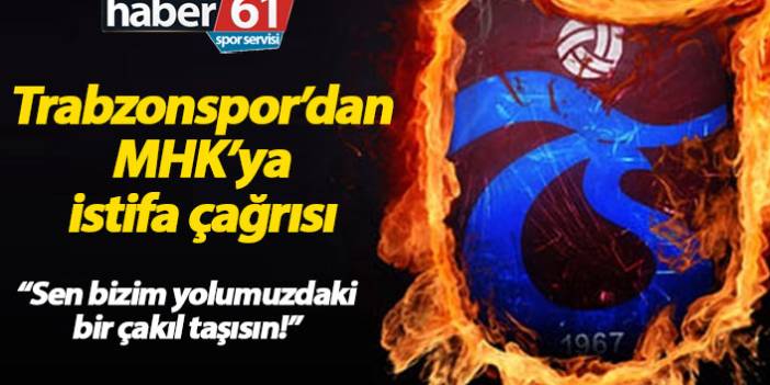 Trabzonspor'dan Alp'e istifa çağrısı!