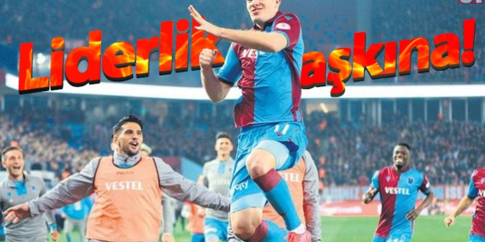 Trabzonspor liderlik için sahaya çıkacak