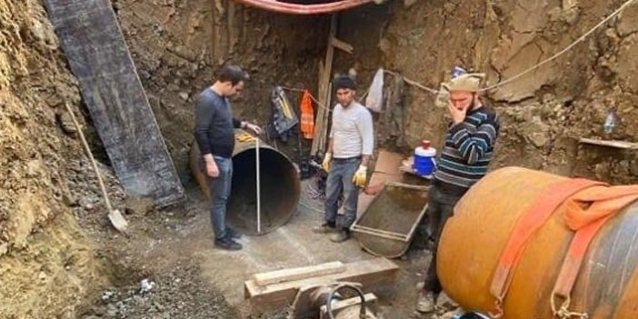 Trabzon'da dereler atık sulardan kurtuluyor