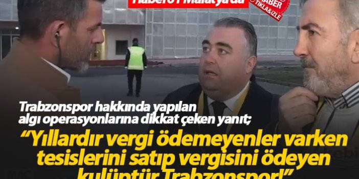 Barış Yurduseven: Tesisini satıp vergisini ödeyen takımdır Trabzonspor