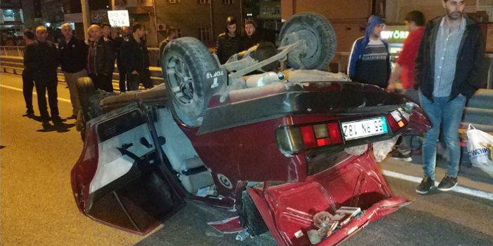 Samsun'da feci trafik kazası