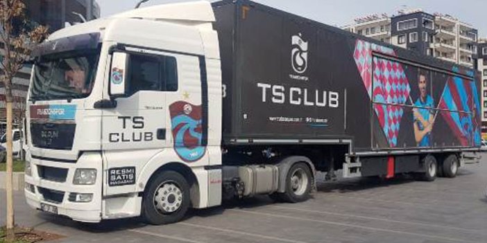 Trabzonspor TS Club tırı Diyarbakır’da yoğun ilgi gördü 