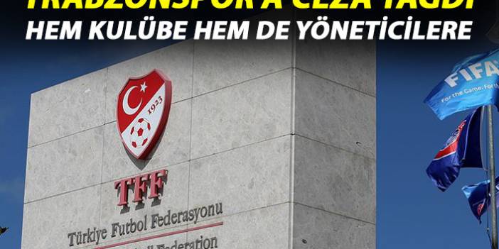 Gaziantep maçı sonrası Trabzonspor'a para cezası