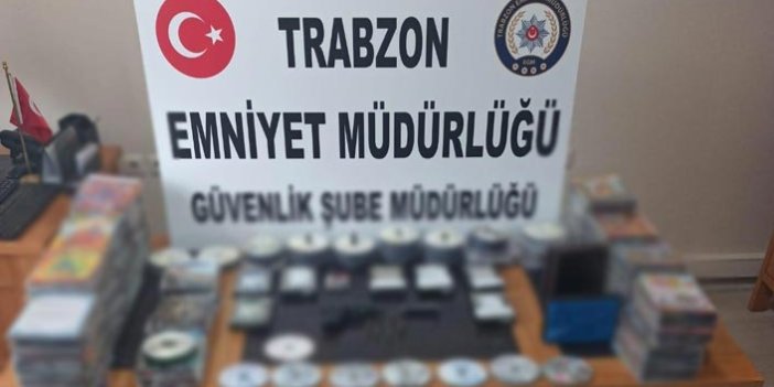 Trabzon’da Korsan CD Operasyonu! 9 işyerine baskın