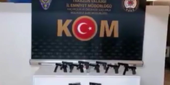 Trabzon Polisi'nden silah operasyonu
