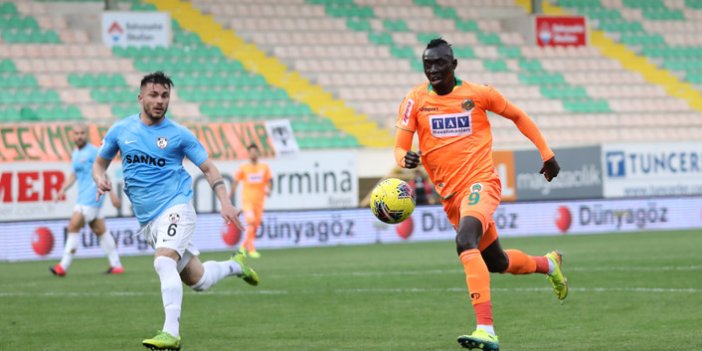 Alanyaspor Gaziantep FK'yı geçti